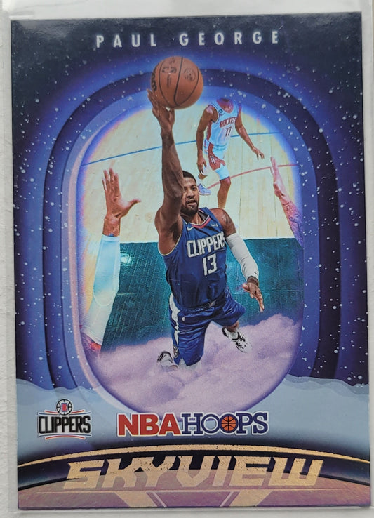 Paul George - 2023-24 Hoops Skyview Winter Holo #21