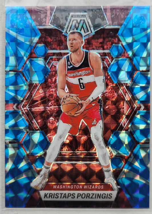 Kristaps Porzingis - 2022-23 Panini Mosaic Mosaic Reactive Blue #155