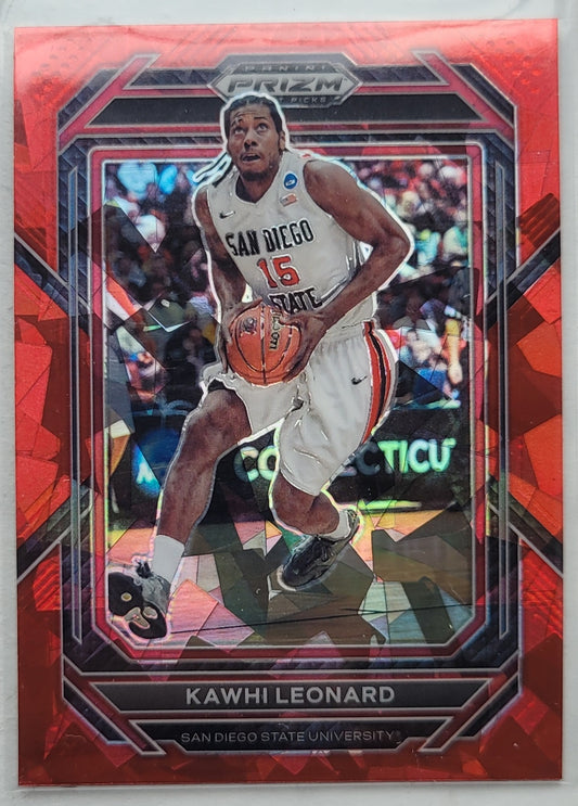 Kawhi Leonard - 2023-24 Panini Prizm Draft Picks Prizms Red Ice #60