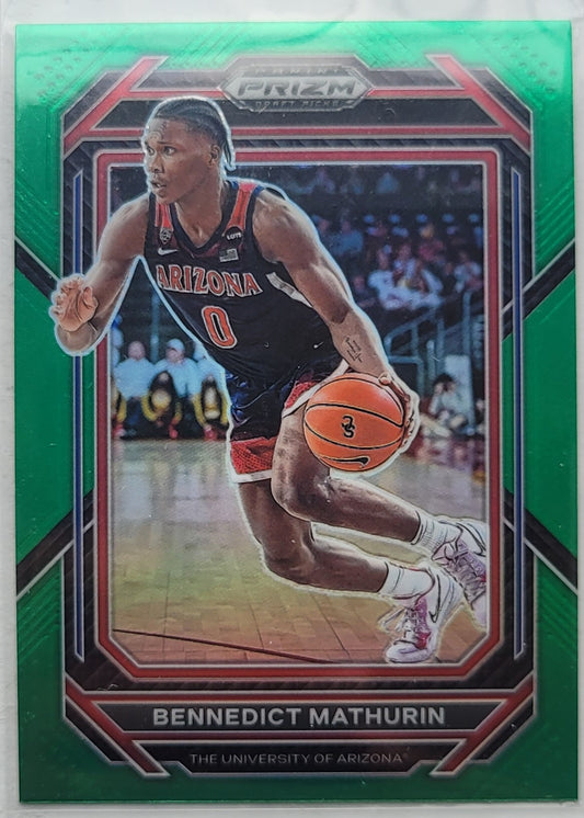 Bennedict Mathurin - 2023-24 Panini Prizm Draft Picks Prizms Green #82