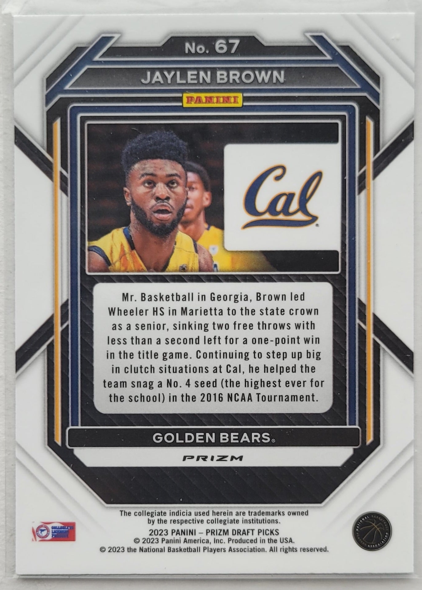 Jaylen Brown - 2023-24 Panini Prizm Draft Picks Prizms Green #67