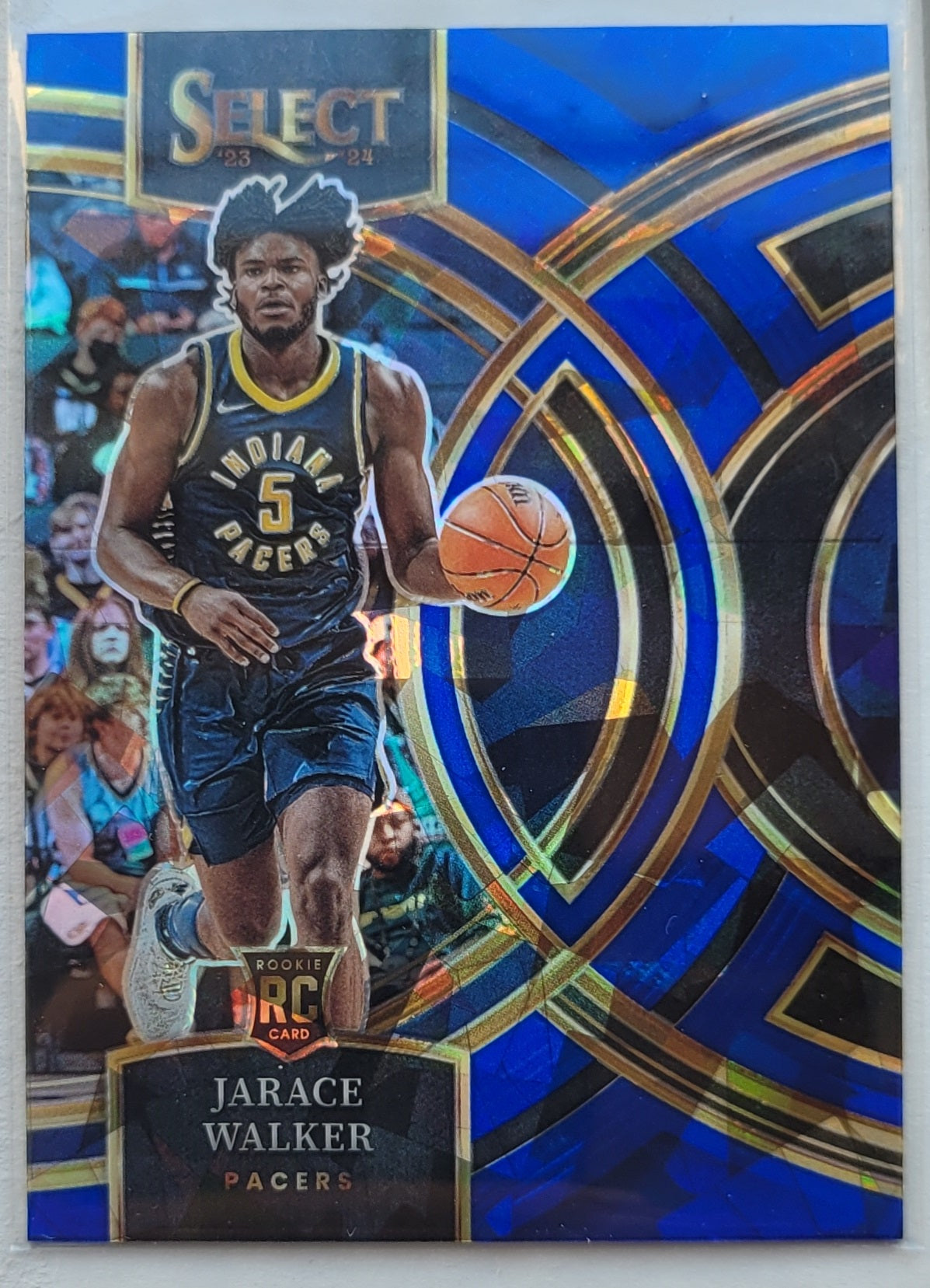 Jarace Walker - 2023-24 Select Prizms Blue Cracked Ice #133 RC