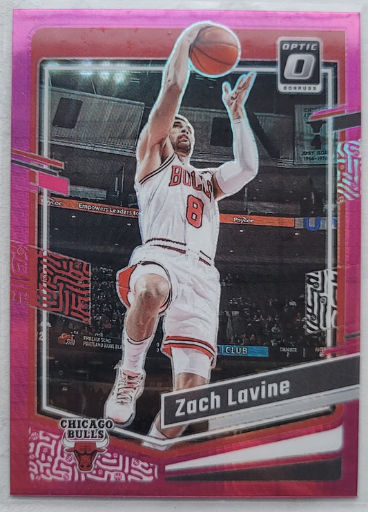 Zach LaVine - 2023-24 Donruss Optic Hyper Pink #23