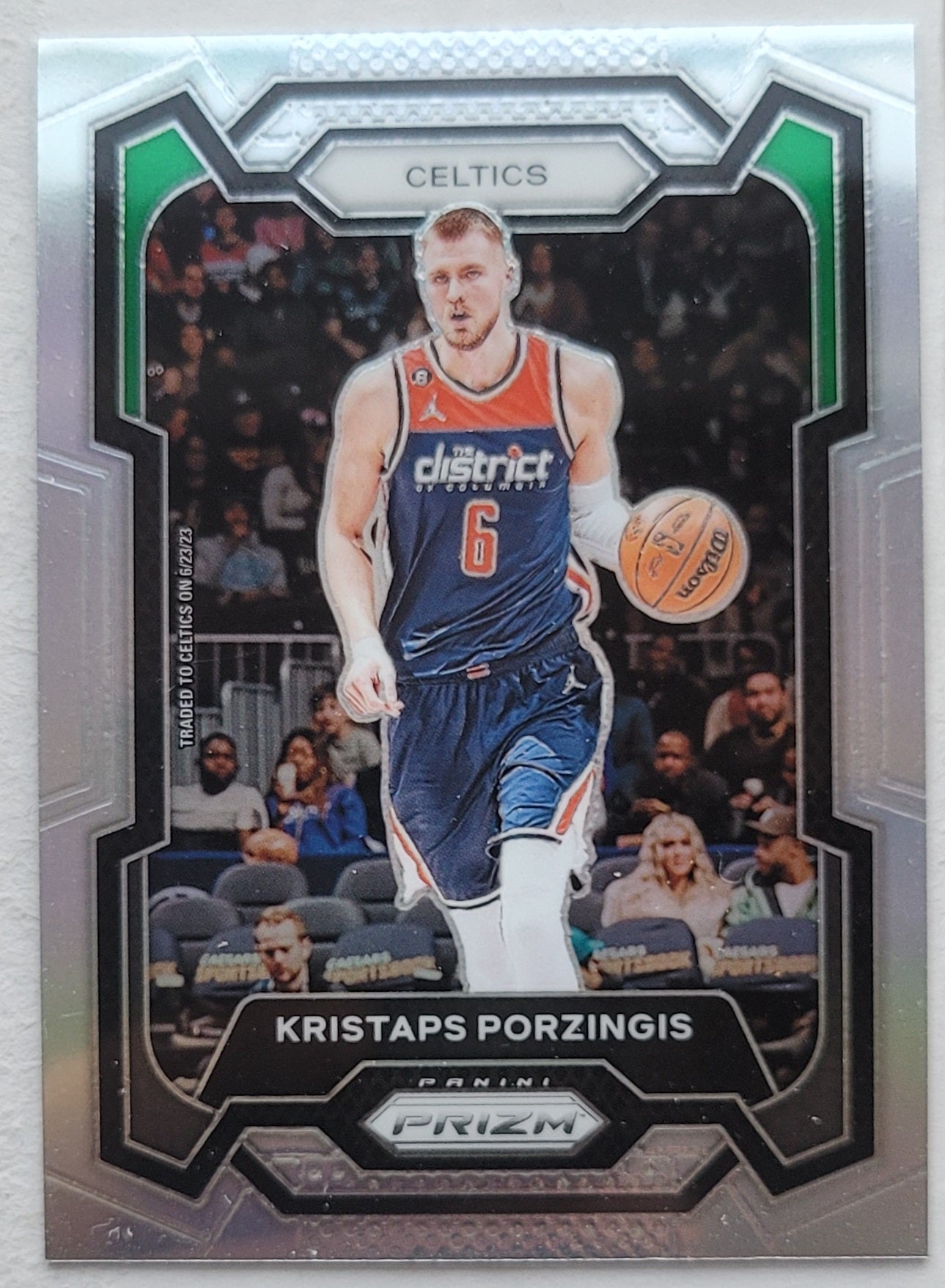 Kristaps Porzingis - 2023-24 Panini Prizm Prizms Silver #8