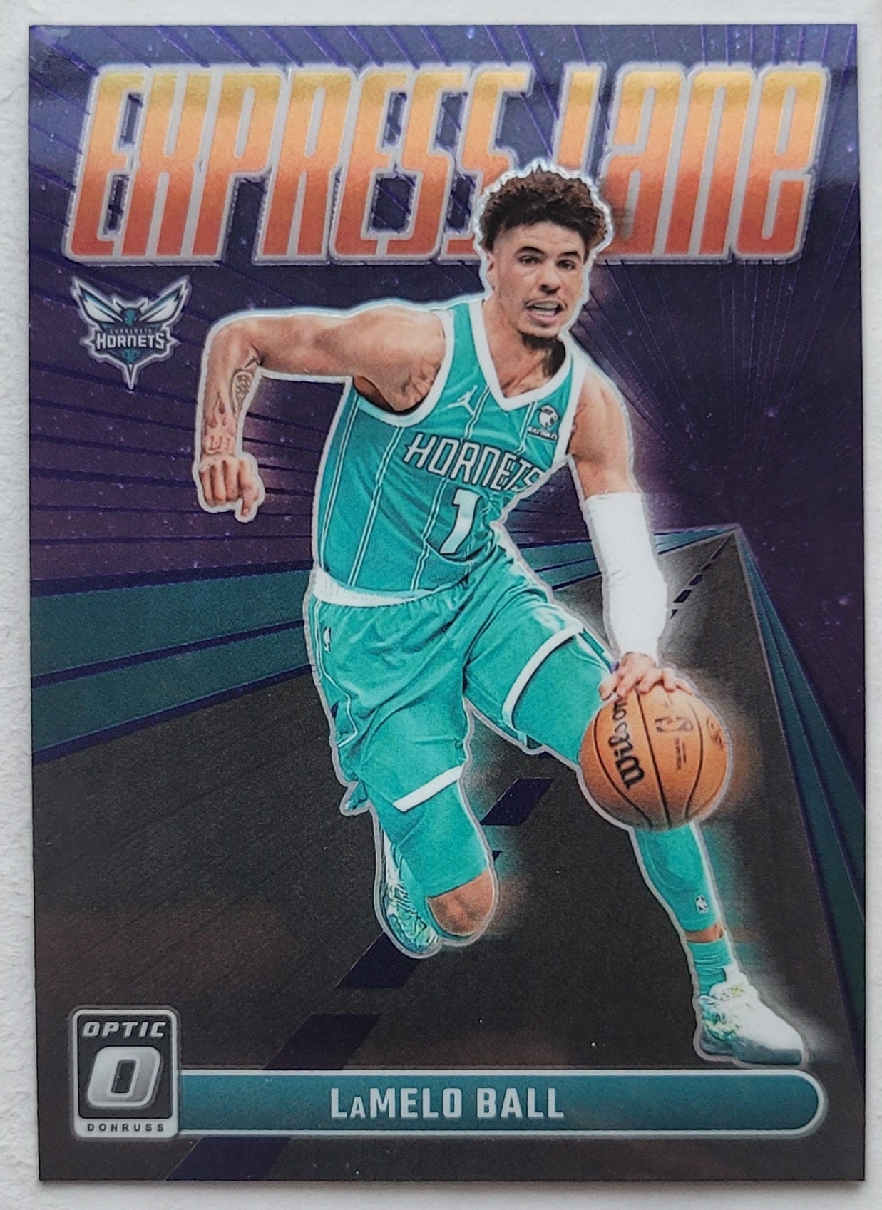 LaMelo Ball - 2023-24 Donruss Optic Express Lane Purple #6