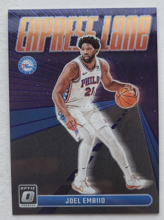 Joel Embiid - 2023-24 Donruss Optic Express Lane Purple #21