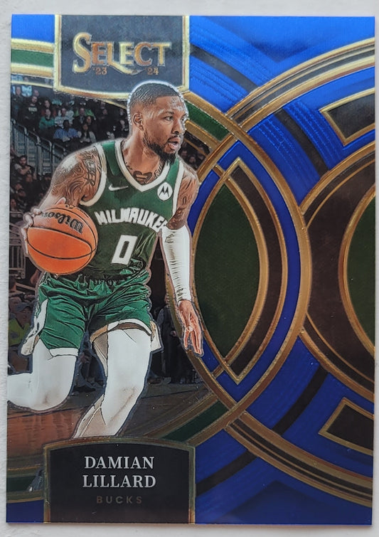 Damian Lillard - 2023-24 Select Blue #138