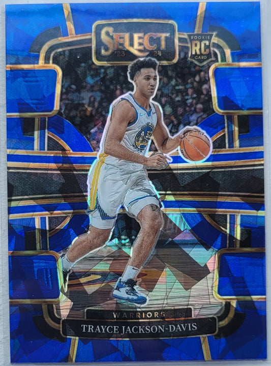 Trayce Jackson-Davis - 2023-24 Select Prizms Blue Cracked Ice #84 RC