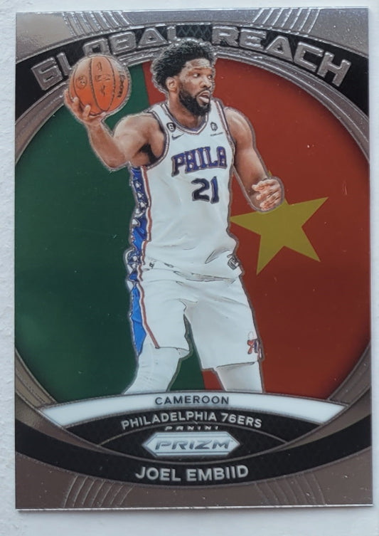 Joel Embiid - 2023-24 Panini Prizm Global Reach #5