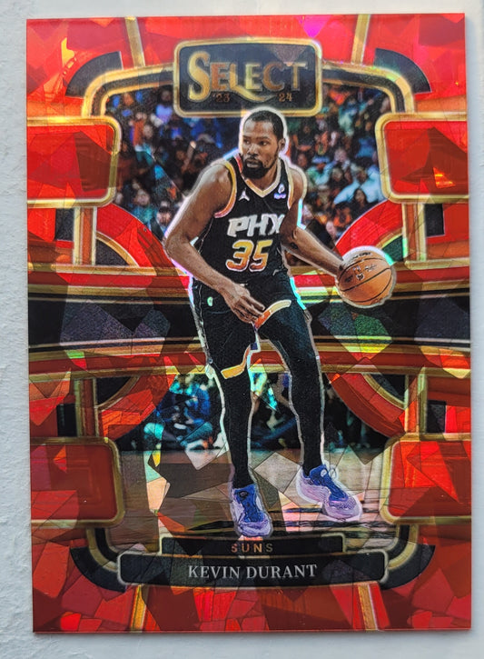 Kevin Durant - 2023-24 Select Prizms Red Cracked Ice #2