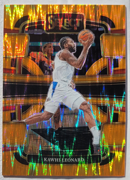 Kawhi Leonard - 2023-24 Select Prizms Orange Flash #24