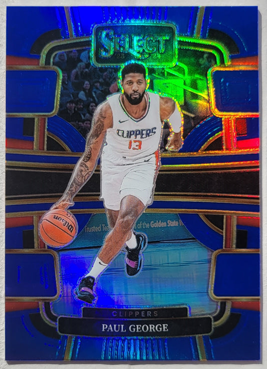 Paul George - 2023-24 Select Prizms Blue #14