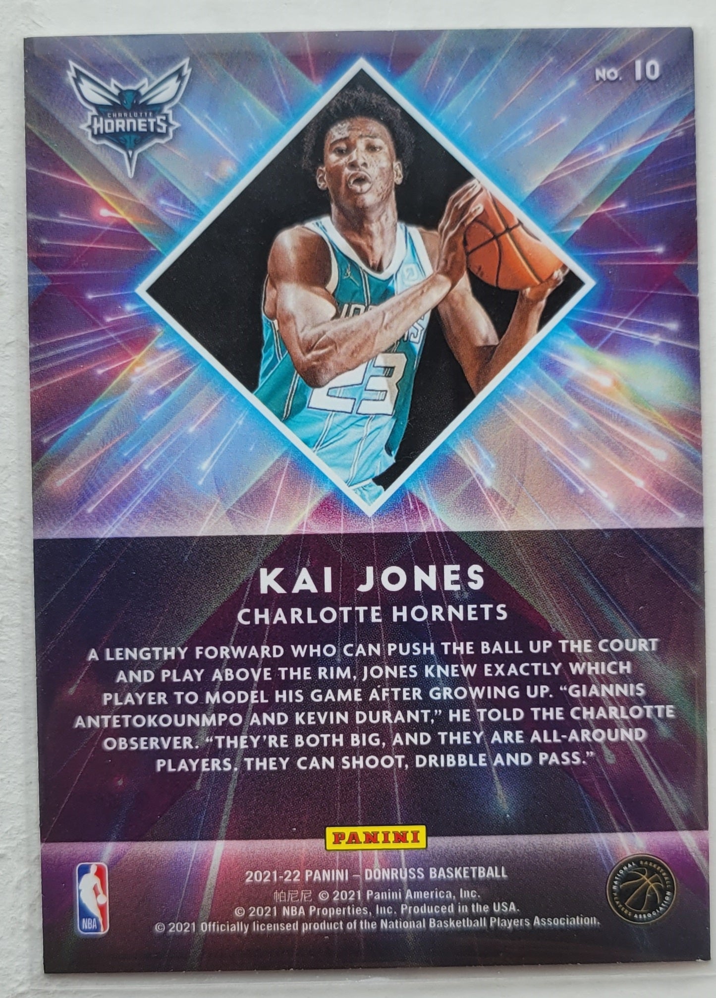 Kai Jones - 2021-22 Donruss Great X-Pectations #10