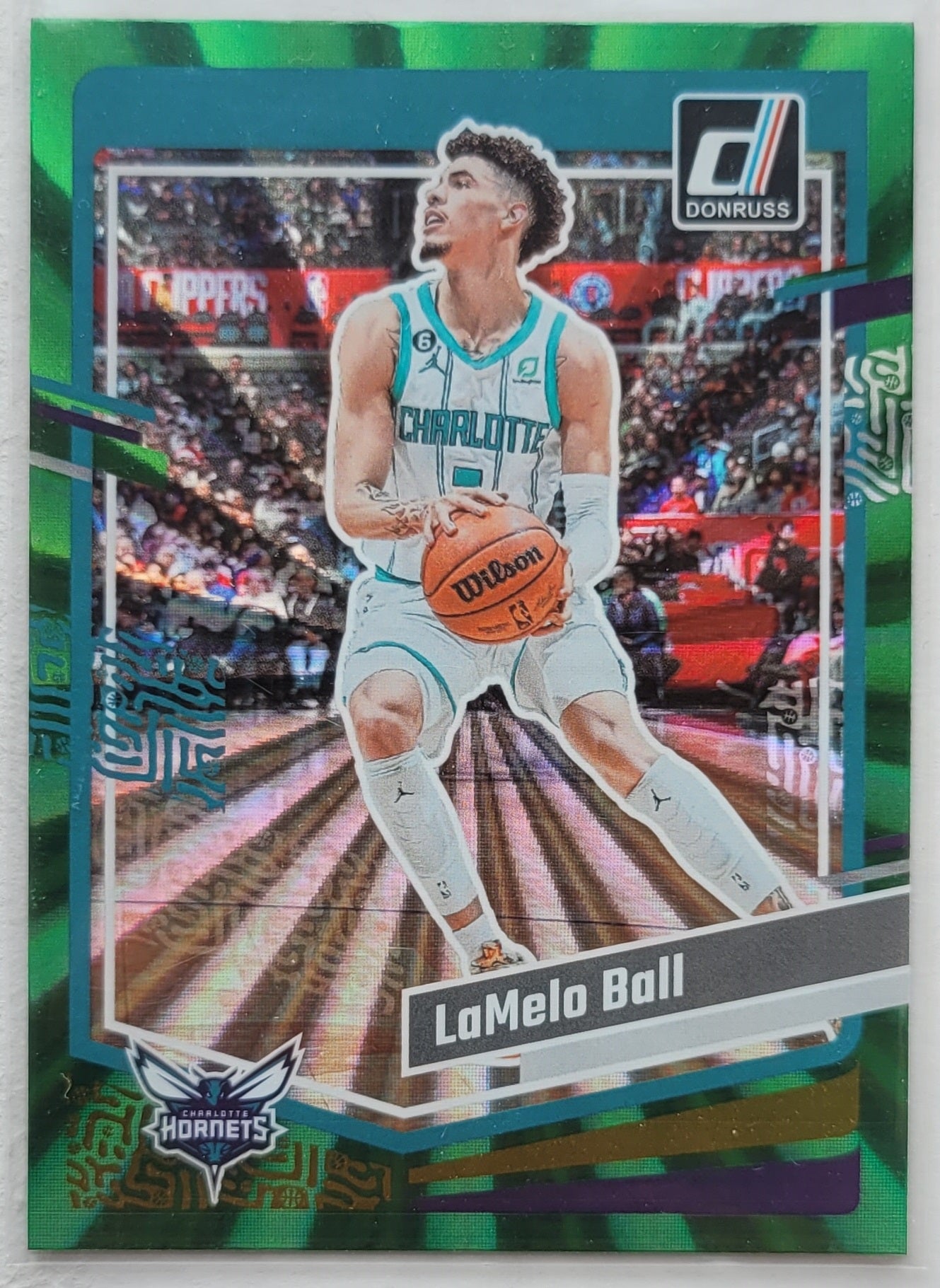 LaMelo Ball - 2023-24 Donruss Holo Green Laser #87