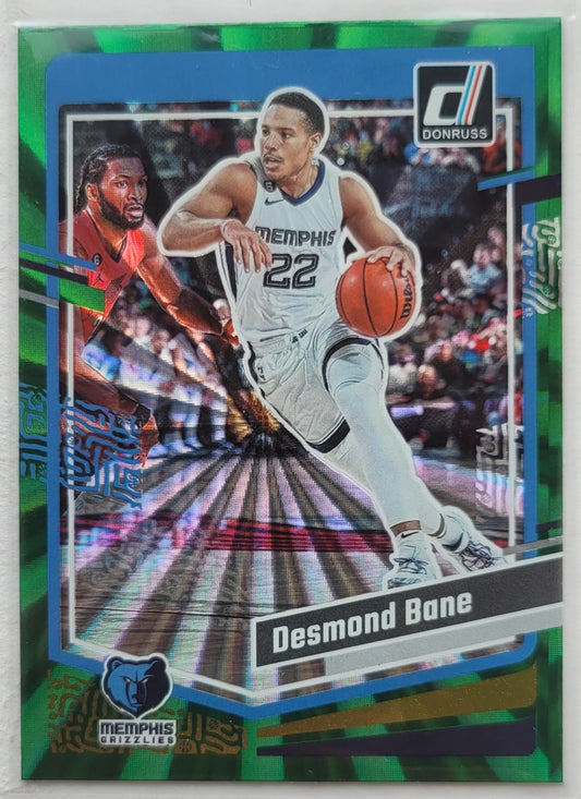 Desmond Bane - 2023-24 Donruss Holo Green Laser #9