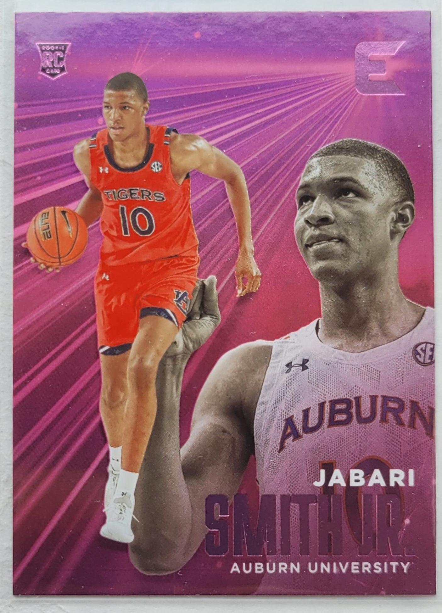 Jabari Smith Jr.  - 2022-23 Panini Chronicles Draft Picks Essentials Pink #9 RC