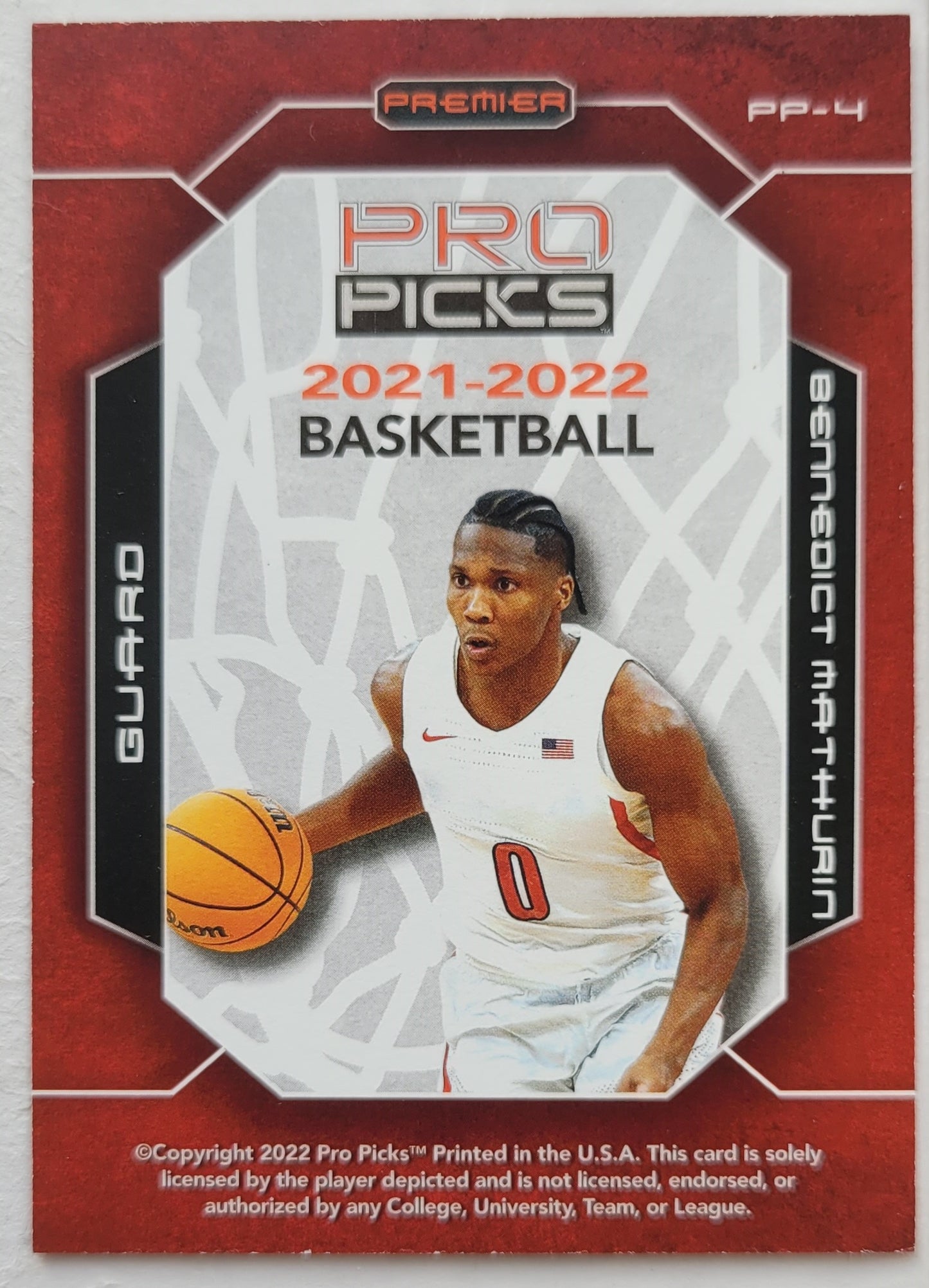 Bennedict Mathurin - 2021-22 Pro Picks Premier Rookies #PP-4