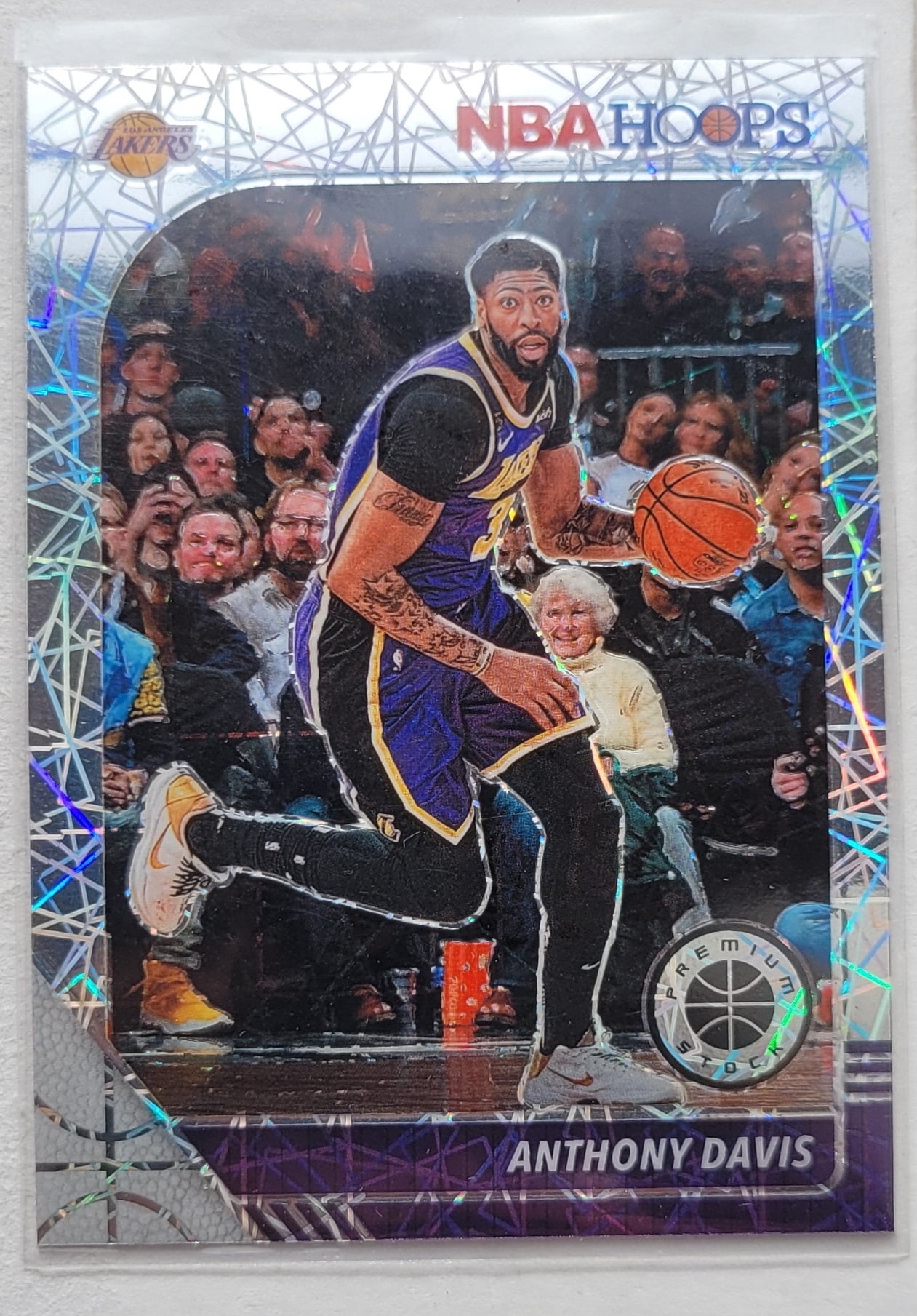 Anthony Davis - 2019-20 Hoops Premium Stock Prizms Silver Laser #89