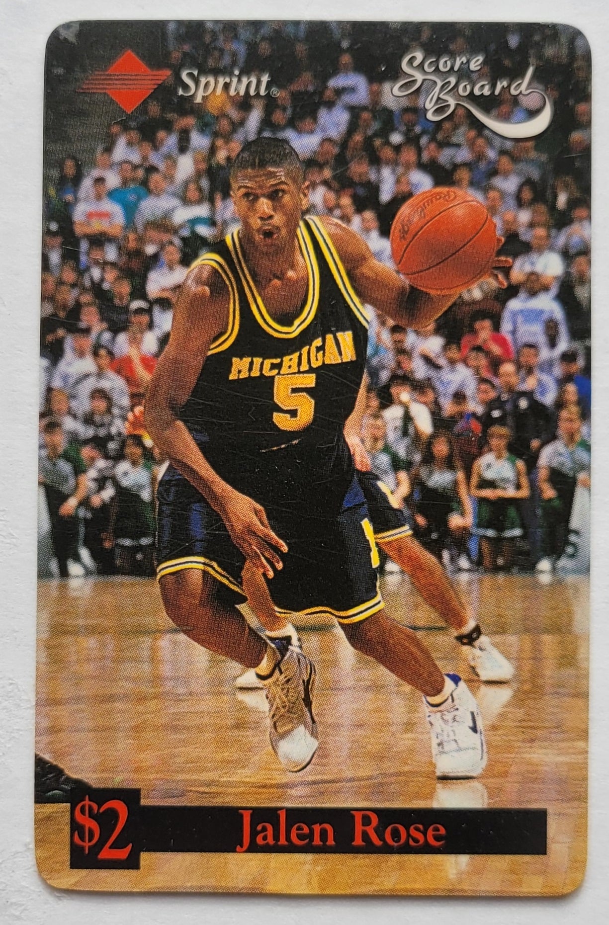 Jalen Rose - 1994 Classic Phone Cards $2 #6