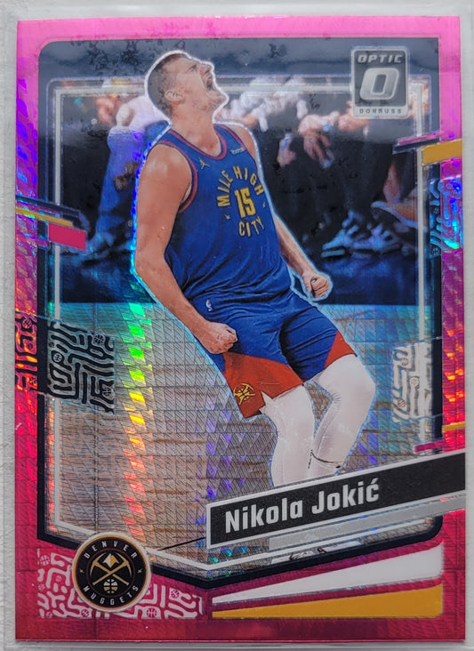 Nikola Jokic - 2023-24 Donruss Optic Hyper Pink #19