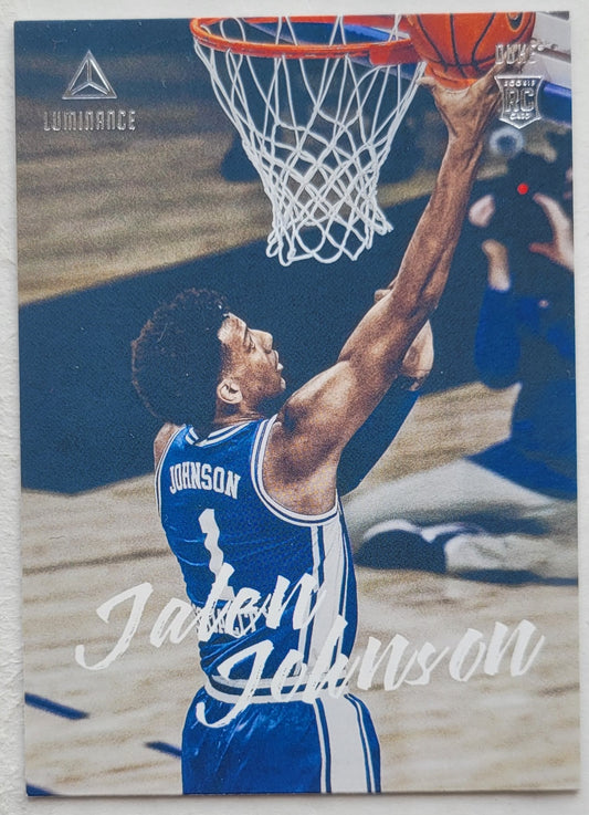 Jalen Johnson - 2021-22 Panini Chronicles Draft Picks #88 Luminance RC