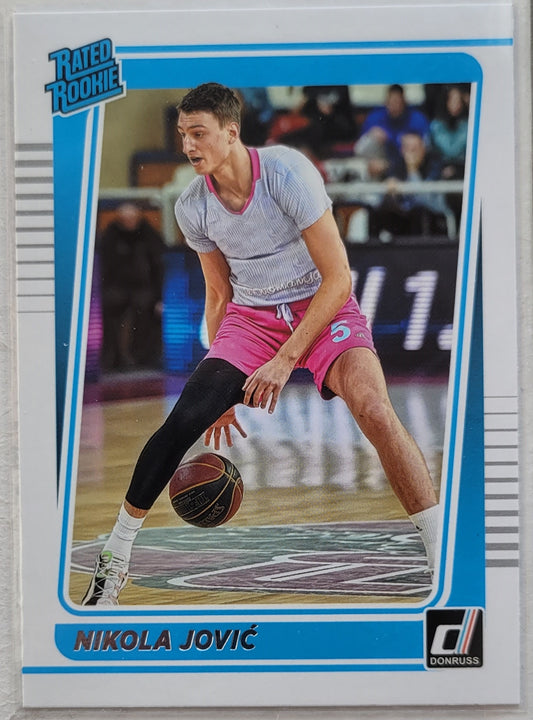 Nikola Jovic - 2022-23 Panini Chronicles Draft Picks Donruss Rated Rookies #10 RC