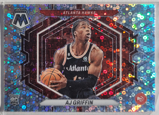 AJ Griffin - 2022-23 Panini Mosaic Rookie Variations Fast Break #201 RC