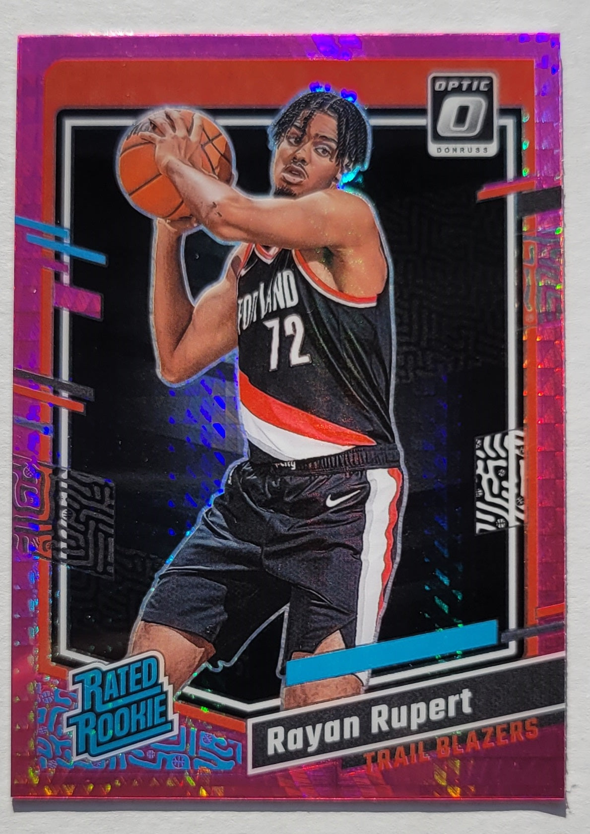 Rayan Rupert - 2023-24 Donruss Optic Hyper Pink #248 RR RC