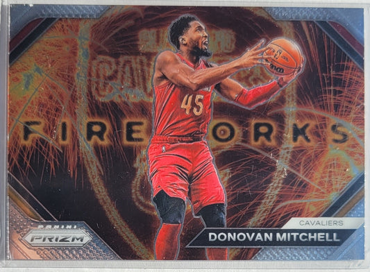 Donovan Mitchell - 2023-24 Panini Prizm Fireworks #18
