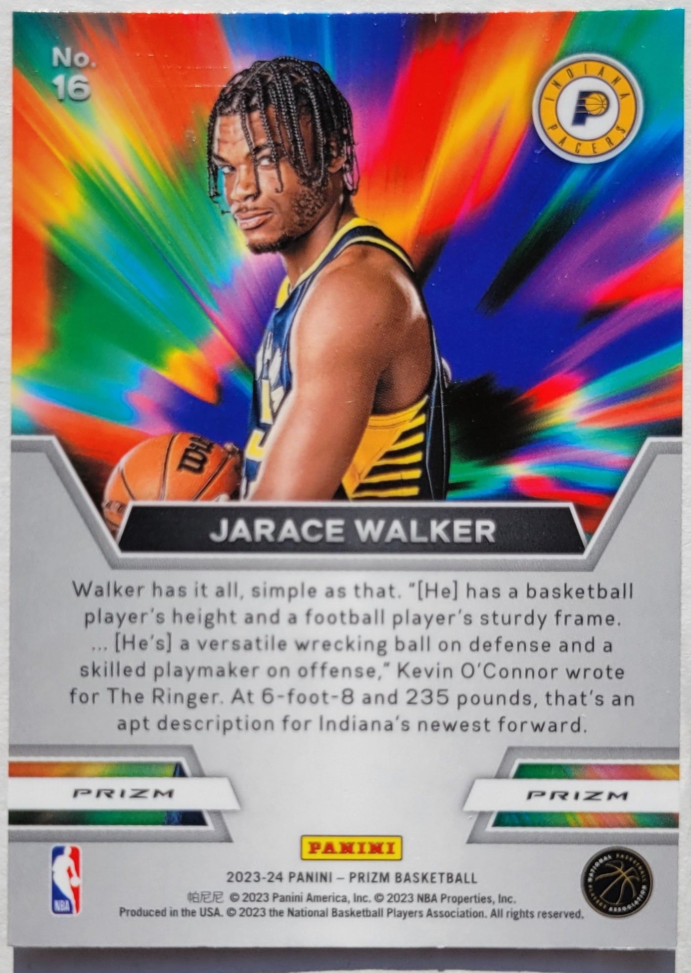 Jarace Walker - 2023-24 Panini Prizm Instant Impact Prizms Silver #16