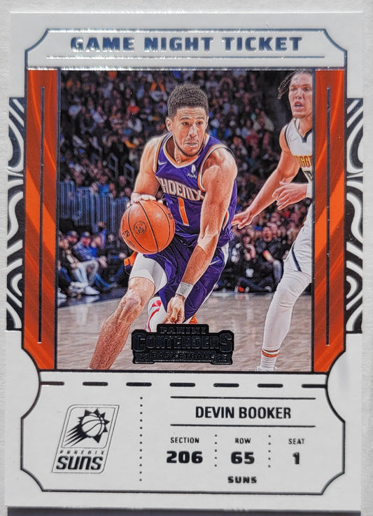 Devin Booker - 2022-23 Panini Contenders Game Night Ticket #13