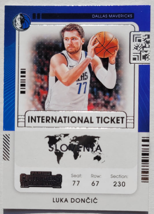 Luka Doncic - 2021-22 Panini Contenders International Ticket #9