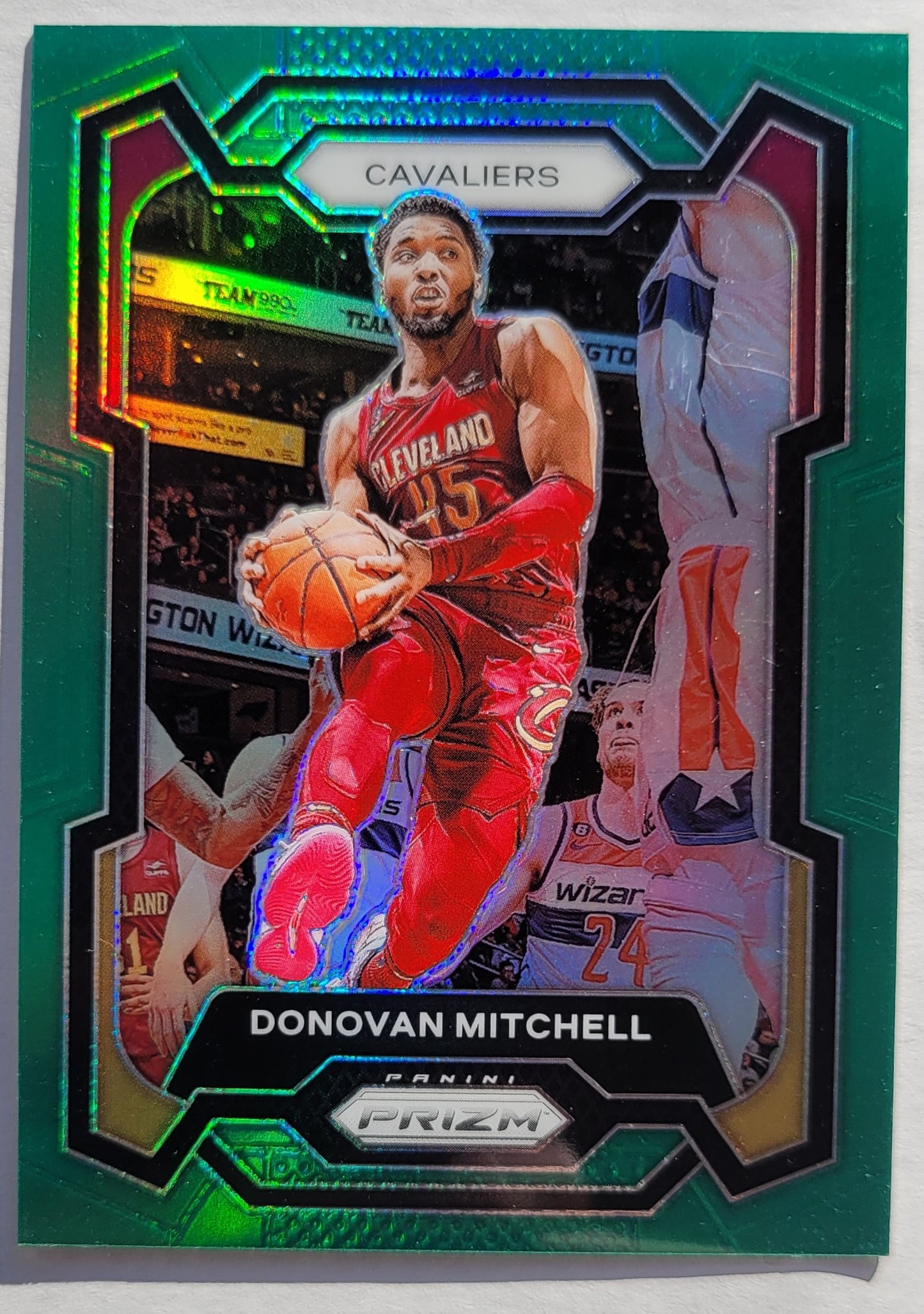 Donovan Mitchell - 2023-24 Panini Prizm Prizms Green #43