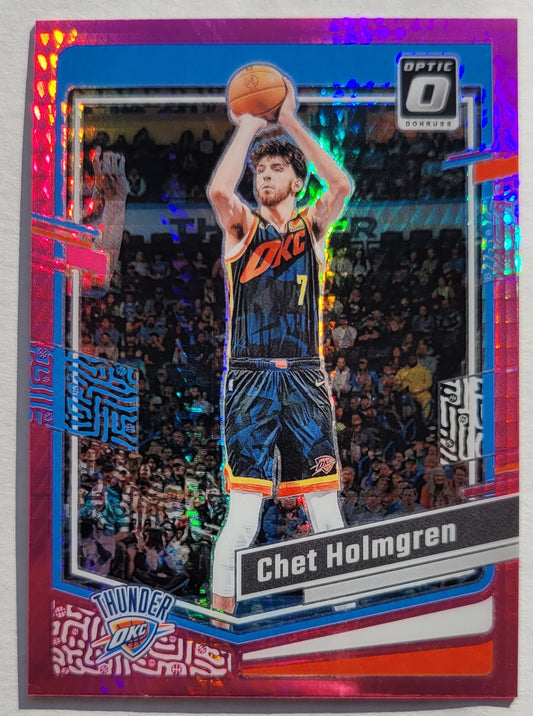 Chet Holmgren - 2023-24 Donruss Optic Hyper Pink #114