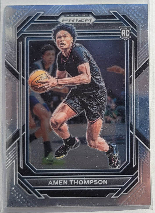 Amen Thompson - 2023-24 Panini Prizm Draft Picks #4 RC