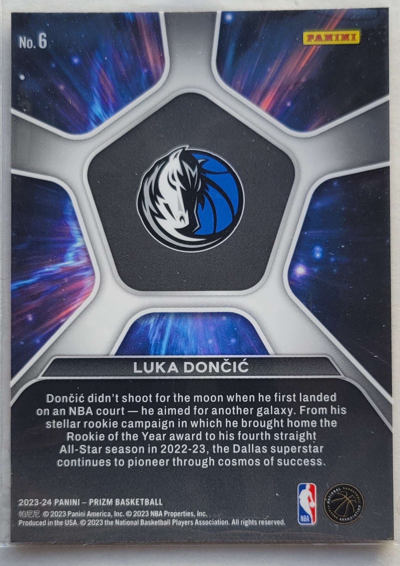 Luka Doncic - 2023-24 Panini Prizm Deep Space #6