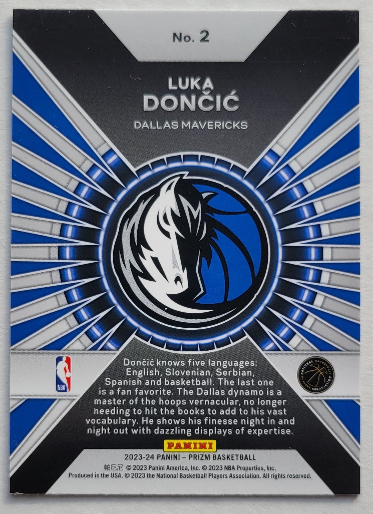 Luka Doncic - 2023-24 Panini Prizm Dominance #2