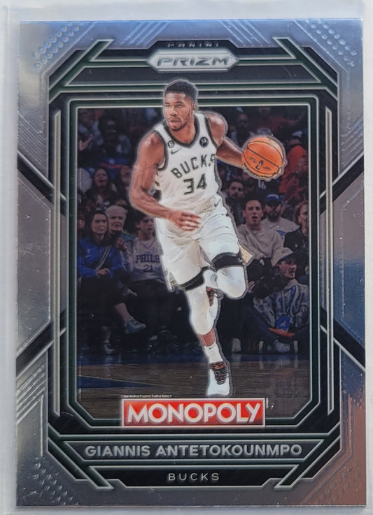 Giannis Antetokounmpo - 2022-23 Panini Prizm Monopoly #49