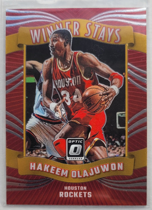 Hakeem Olajuwon - 2023-24 Donruss Optic Winner Stays #12