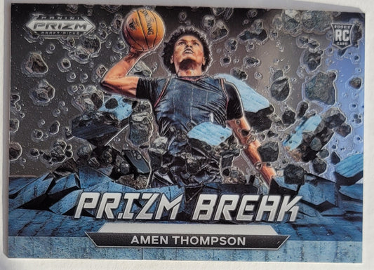 Amen Thompson - 2023-24 Panini Prizm Draft Picks Prizm Break #10