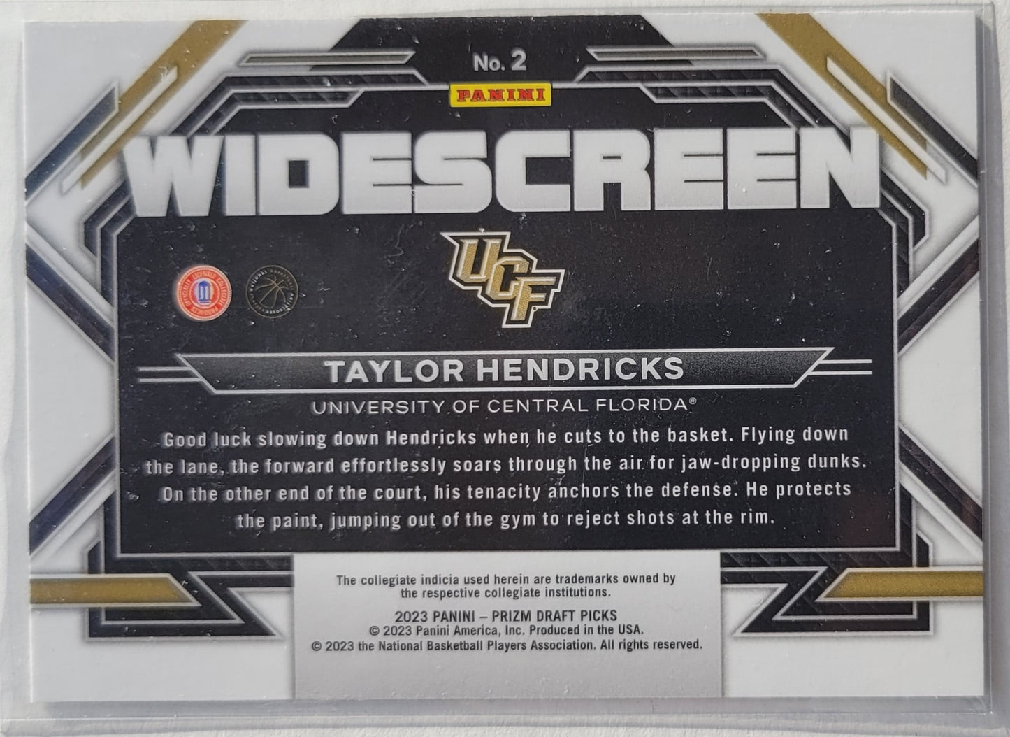 Taylor Hendricks - 2023-24 Panini Prizm Draft Picks Widescreen #2