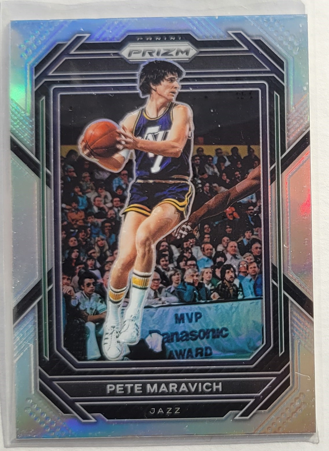 Pete Maravich - 2022-23 Panini Prizm Prizms Silver #286