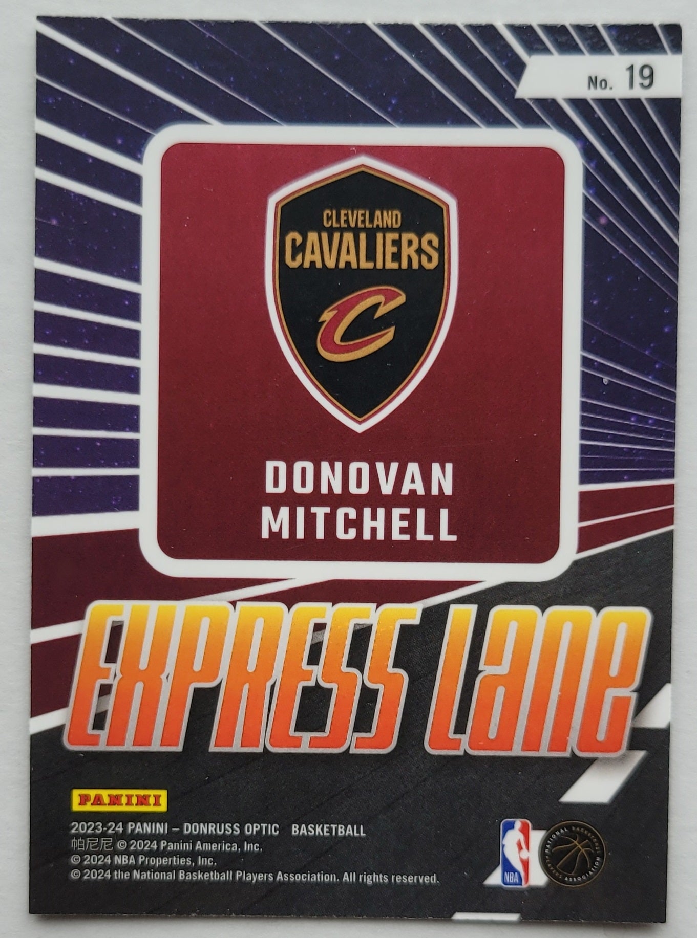 Donovan Mitchell - 2023-24 Donruss Optic Express Lane #19