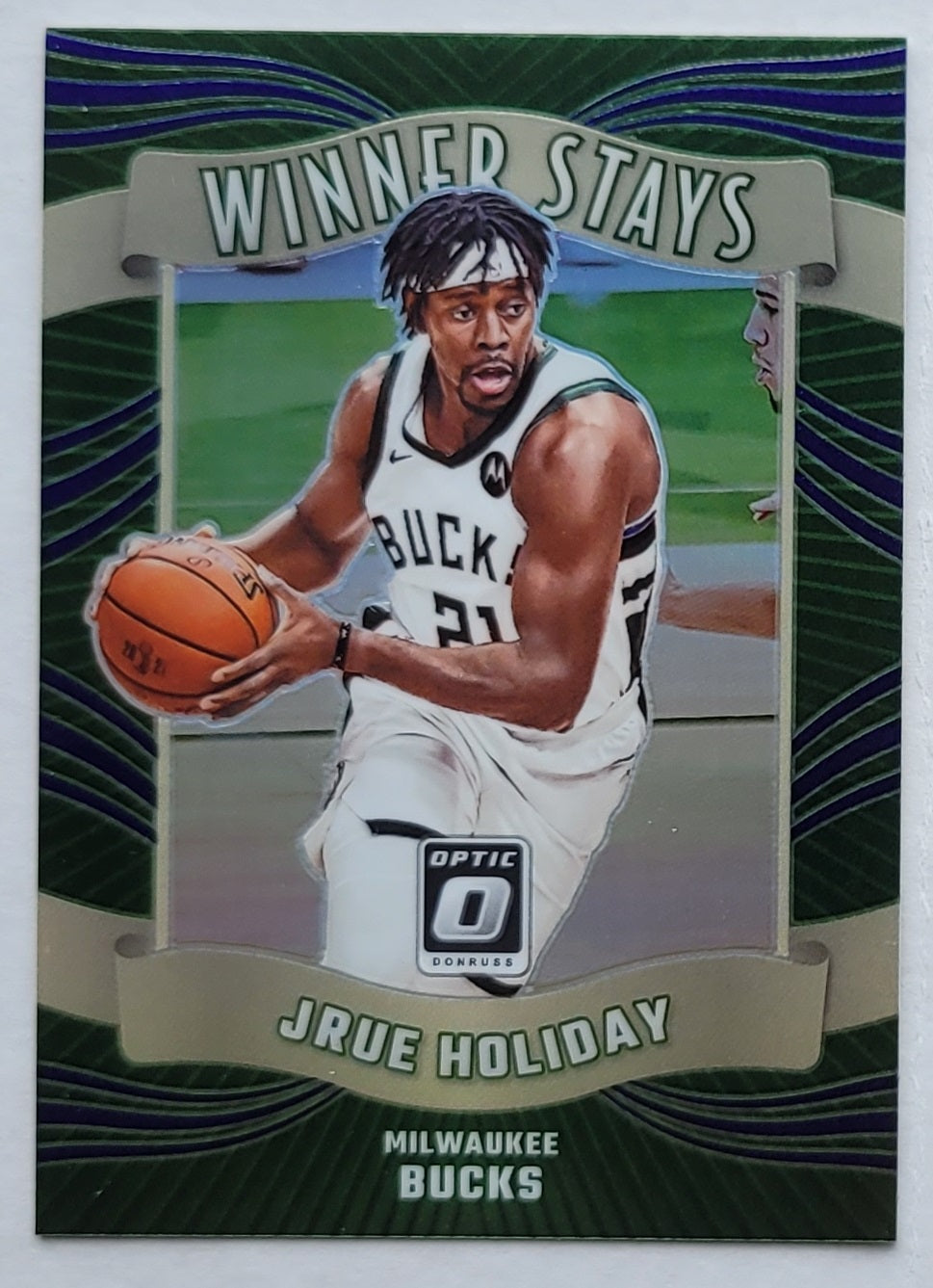 Jrue Holiday - 2023-24 Donruss Optic Winner Stays Purple #9