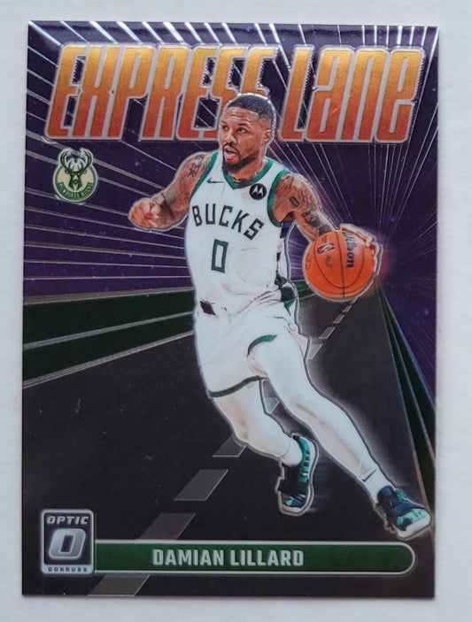 Damian Lillard - 2023-24 Donruss Optic Express Lane #5