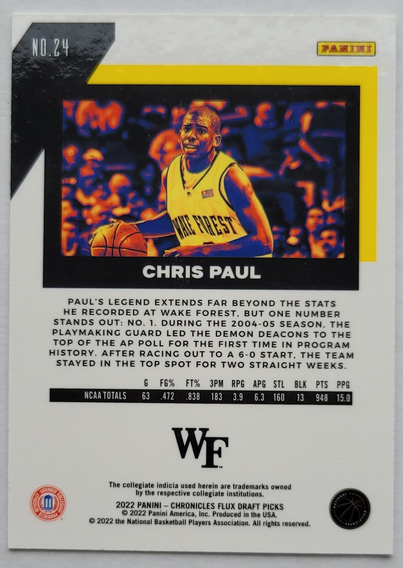 Chris Paul - 2022-23 Panini Chronicles Draft Picks Flux #24