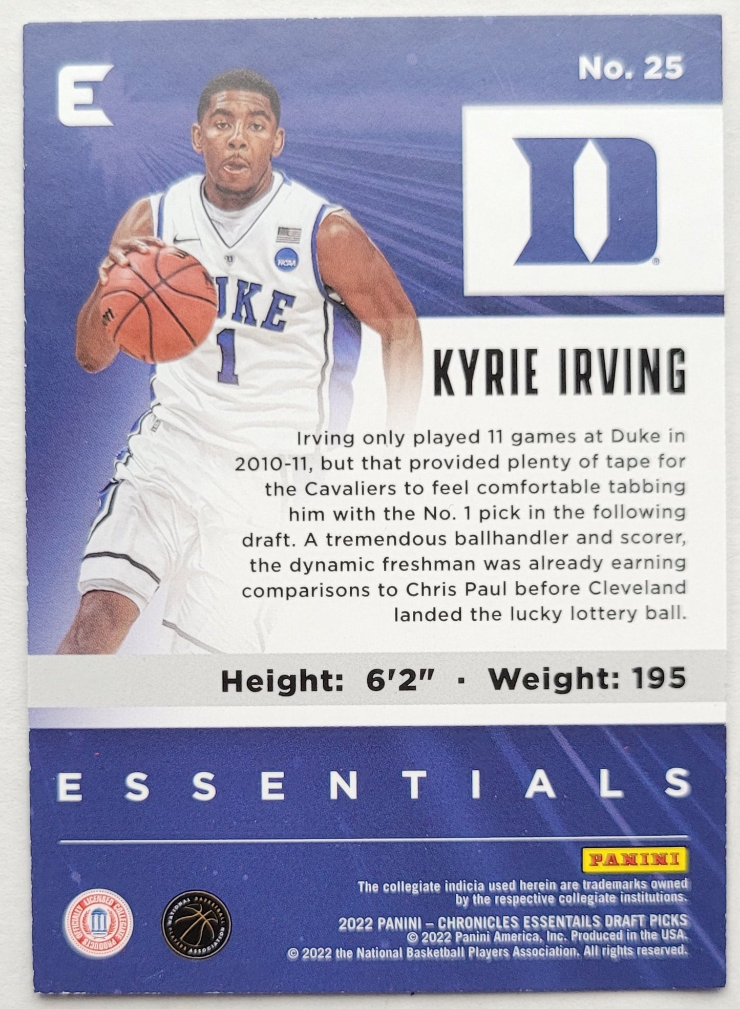 Kyrie Irving - 2022-23 Panini Chronicles Draft Picks Essentials #25