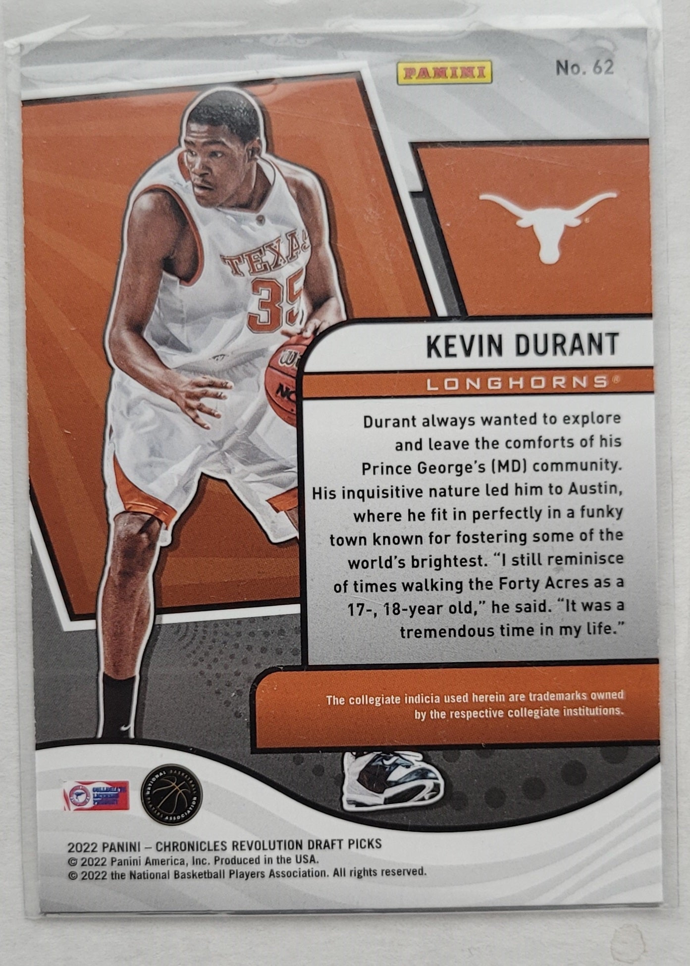 Kevin Durant - 2022-23 Panini Chronicles Draft Picks Revolution #62