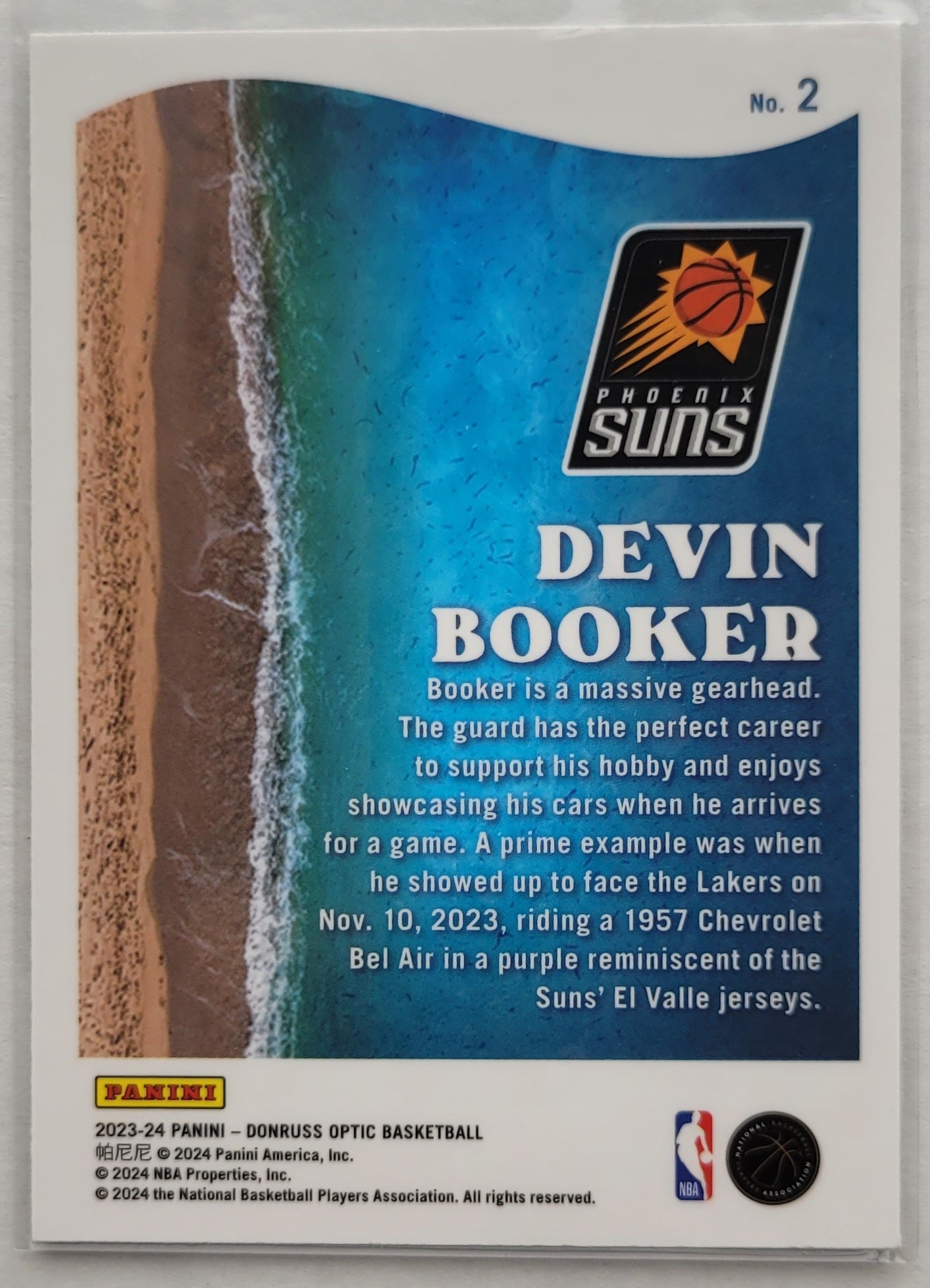 Devin Booker - 2023-24 Donruss Optic Splash #2