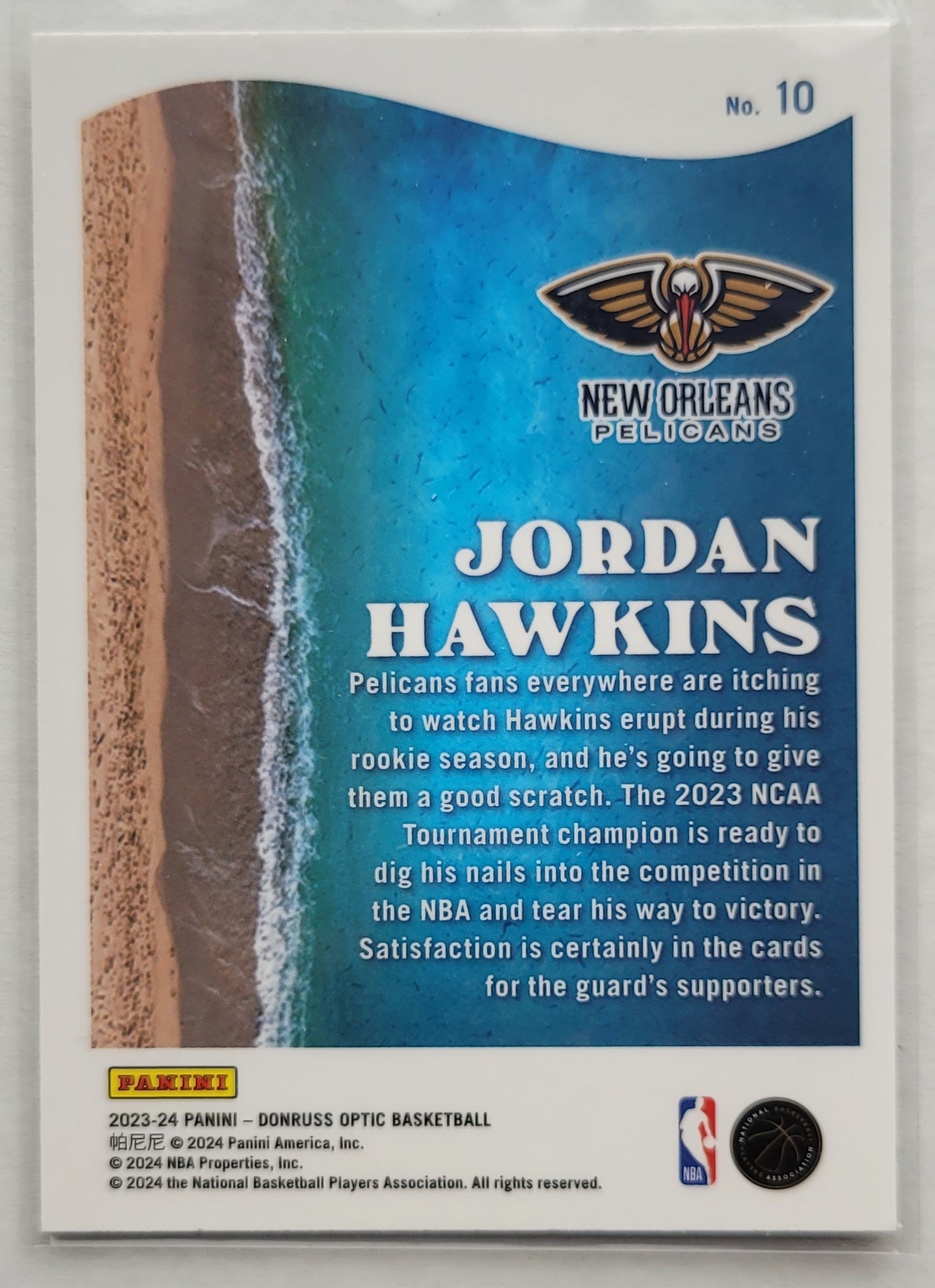 Jordan Hawkins - 2023-24 Donruss Optic Splash #10